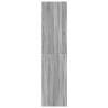 Wardrobe Grey Sonoma - Engineered Wood, 30x50x200 cm