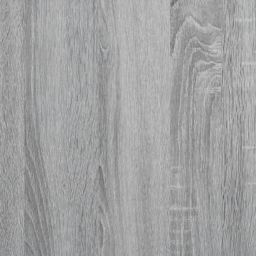 Wardrobe Grey Sonoma - Engineered Wood, 30x50x200 cm