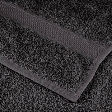 Premium Shower Towels SOLUND 25pcs | Anthracite 70x140cm