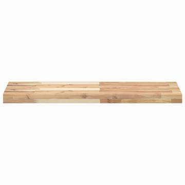 Floating Shelves - 4 pcs Untreated Solid Wood Acacia | HipoMarket