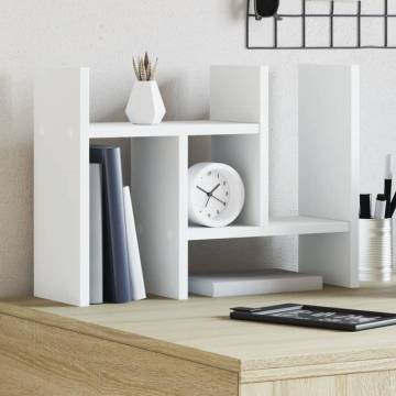 Desk Organiser White - Space-Saving & Durable | HipoMarket