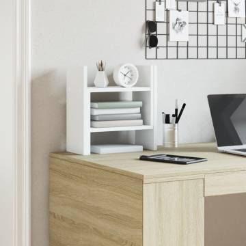 Desk Organiser White - Space-Saving & Durable | HipoMarket