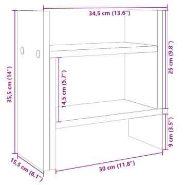 Desk Organiser White - Space-Saving & Durable | HipoMarket