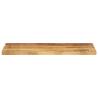 Rectangular Solid Wood Table Top 90x40 cm - Rustic Charm