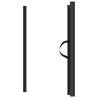 Retractable Pet Gate Black 102.5x125 cm - Durable & Safe