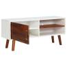 Stylish TV Cabinet - Solid Acacia Wood & MDF - 110x35x50 cm