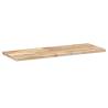 Floating Shelves Set - 3 Untreated Solid Acacia Wood Shelves