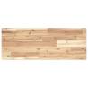 Floating Shelves Set - 3 Untreated Solid Acacia Wood Shelves