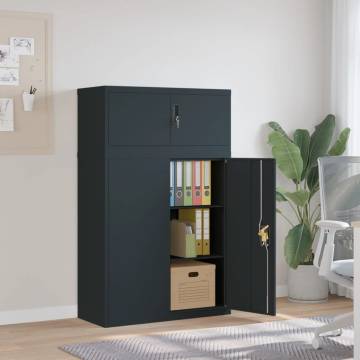 File Cabinet Anthracite 90x40x145 cm Steel - Stylish & Durable