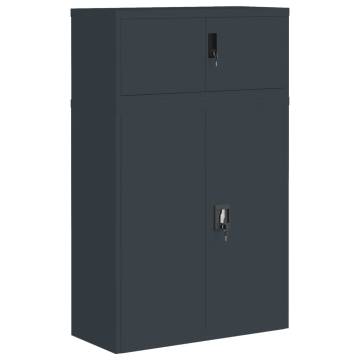 File Cabinet Anthracite 90x40x145 cm Steel - Stylish & Durable