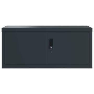 File Cabinet Anthracite 90x40x145 cm Steel - Stylish & Durable