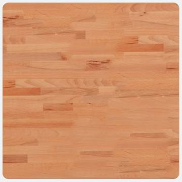 Square Solid Wood Beech Table Top - 60x60 cm | HipoMarket