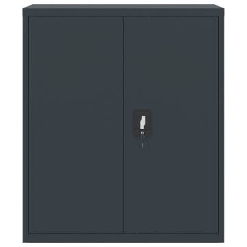 File Cabinet Anthracite 90x40x145 cm Steel - Stylish & Durable