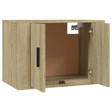 Wall-mounted TV Cabinets - 3 pcs Sonoma Oak | HipoMarket UK