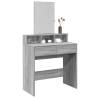  Dressing Table with Mirror Grey Sonoma 80x41x144.5 cm Colour grey sonoma Quantity in Package 1 