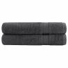  Premium Sauna Towels SOLUND 2pcs Anthracite 80x200cm 600gsm Colour anthracite Size 80 x 200 cm Quantity in Package 2 