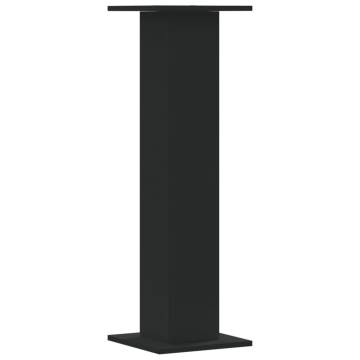 Plant Stands 2 pcs Black 30x30x95 cm - Durable Engineered Wood