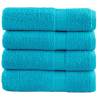  Premium Shower Towels SOLUND 4 pcs Turquoise 70x140 cm 600 gsm Colour turquoise Size 70 x 140 cm Quantity in Package 4 