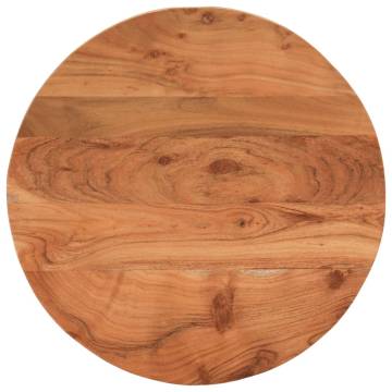 Table Top Ø60x2.5 cm Round Solid Wood Acacia - Hipo Market