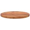 Table Top Ø60x2.5 cm Round Solid Wood Acacia - Hipo Market