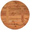 Table Top Ø60x2.5 cm Round Solid Wood Acacia - Hipo Market