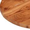 Table Top Ø60x2.5 cm Round Solid Wood Acacia - Hipo Market