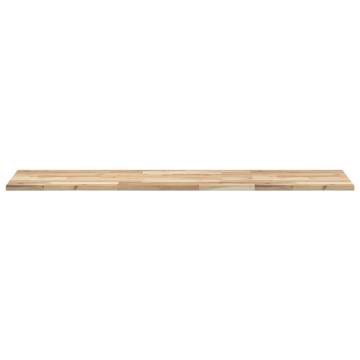 Floating Shelves | 4 pcs Solid Acacia Wood - Space-Saving Design