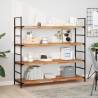  Floating Shelf 120x40x4 cm Oil Finished Solid Wood Acacia Colour dark brown Size 120 x 40 x 4 cm Quantity in Package 1 Number of Pieces 