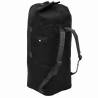 Army-Style Duffel Bag 85 L Black - Durable & Spacious Travel Gear