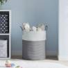 Stylish Grey & White Storage Basket Ø38x46 cm - Hipomarket