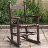  Rocking Chair for Children Brown Solid Wood Poplar Colour brown Quantity in Package 1 