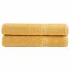  Premium Sauna Towels SOLUND 2pcs Gold 80x200cm 600gsm Colour gold Size 80 x 200 cm Quantity in Package 2 