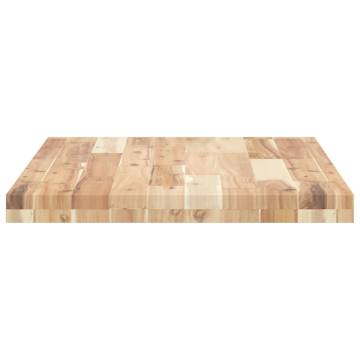 Table Top Rectangular 60x50 cm - Solid Acacia Wood