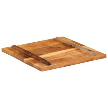 Square Table Top 60x60 cm - Solid Reclaimed Wood | HipoMarket