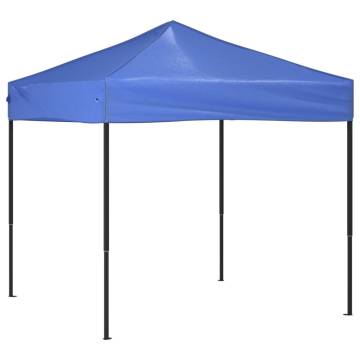 Folding Party Tent Blue 2x2 m - Durable & UV Resistant