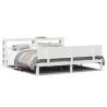  Bed Frame with Headboard White 180x200 cm Super King Solid Wood Pine Colour white Size 180 x 200 cm 