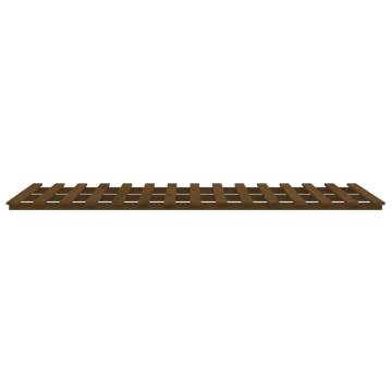 Honey Brown Solid Wood Bed Frame 100x200 cm | Hipo Market