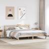 Super King Bed Frame with Headboard - Solid Pine Wood 180x200 cm