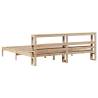 Super King Bed Frame with Headboard - Solid Pine Wood 180x200 cm