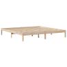 Super King Bed Frame with Headboard - Solid Pine Wood 180x200 cm