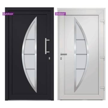 Front Door Anthracite 108x200 cm - Elegant & Secure