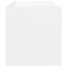 Desk Organiser White 44.5x24x25 cm - Stylish Storage Solution