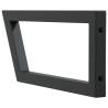 Stylish Black Trapezium Shelf Brackets for Washbasin - 2 pcs