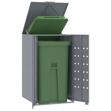 Wheelie Bin Storage for 1 Bin - Durable Steel Design | HiPo Market