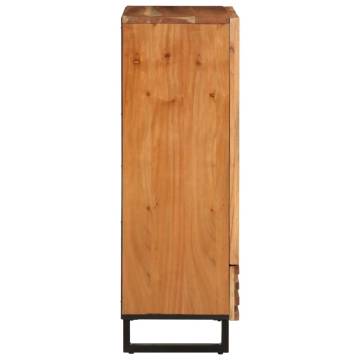 Highboard 60x34x100 cm Solid Wood Acacia - Industrial Style