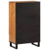 Highboard 60x34x100 cm Solid Wood Acacia - Industrial Style