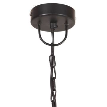 Industrial Vintage Hanging Lamp 25W - Black Round 41 cm E27