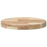 Round Solid Wood Acacia Table Top Ø40x4 cm - Hipo Market