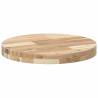 Round Solid Wood Acacia Table Top Ø40x4 cm - Hipo Market