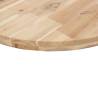 Round Solid Wood Acacia Table Top Ø40x4 cm - Hipo Market